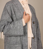 Essential Winter Kimono Akemi Grey Melée