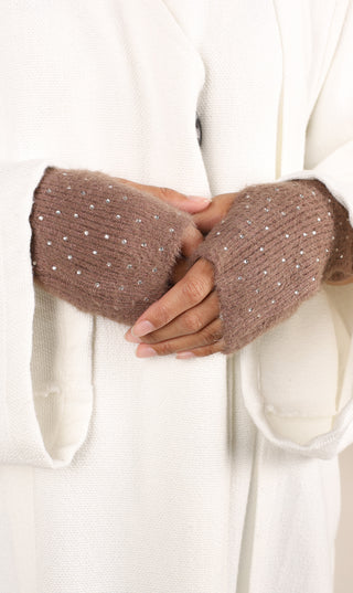 Armstulpen Diamant - Taupe