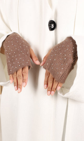 Armstulpen Diamant - Taupe