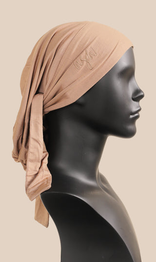 Premium Cotton onderkapje - Latte
