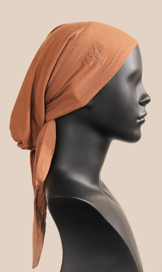 Premium Cotton onderkapje - Coffee