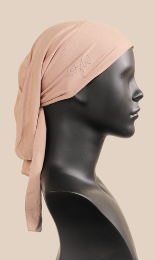 Premium Cotton onderkapje - Light Taupe