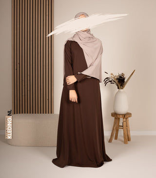 Abaya A-lijn - Ellysa - Cacao