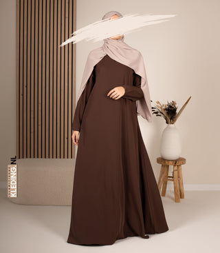 Abaya A-lijn - Ellysa - Cacao