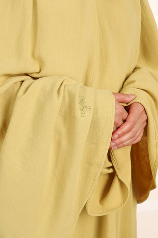 Natural Nila Abaya - Pistache