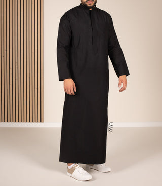 UsW Tailored Saudi Qamees Reda - Zwart