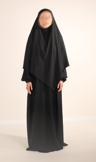 Natürliche NILA Abaya - Nimbus Grey