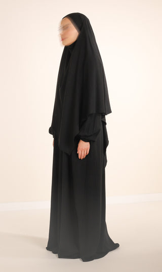 Natürliche NILA Abaya - Nimbus Grey
