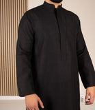 UsW Tailored Saudi Qamees Reda - Zwart