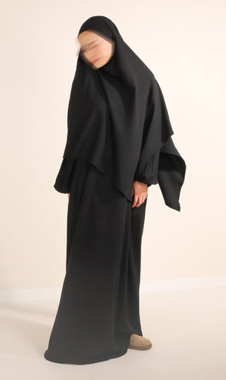 Natürliche NILA Abaya - Nimbus Grey