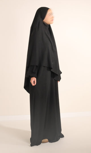 Natürliche NILA Abaya - Nimbus Grey