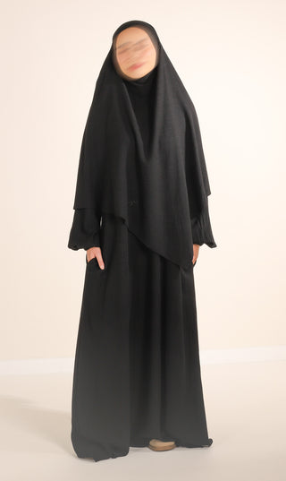 Natürliche NILA Abaya - Nimbus Grey