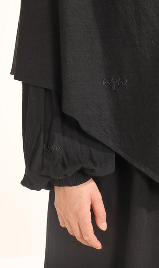 Natürliche NILA Abaya - Nimbus Grey