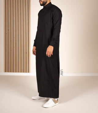 Soft Line Saudi Qamis – Schwarz