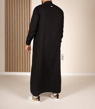 Soft Line Saudi Qamis- Black