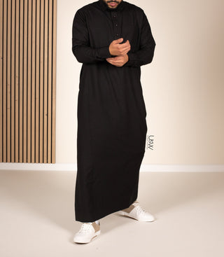 Soft Line Saudi Qamis – Schwarz