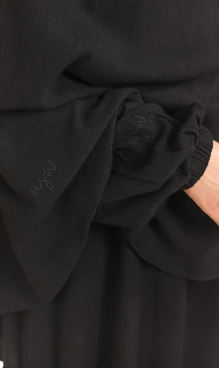 Natürliche NILA Abaya - Nimbus Grey