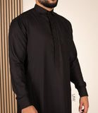 Chino Saudi Qamis - Black