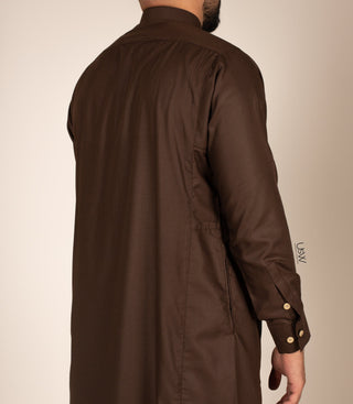 Chino Saudi Qamis- Bruin