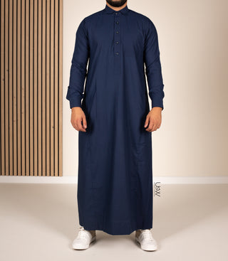 Chino Saudi Qamis- Navy