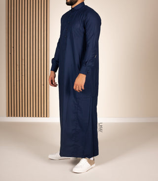 Chino Saudi Qamis- Navy