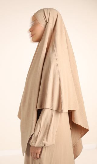 Natürliche NILA Abaya - Nimbus Grey