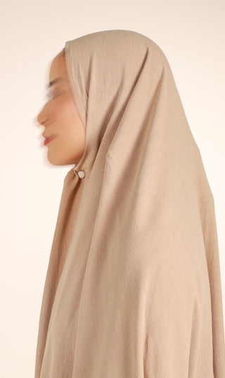 Natürliche NILA Abaya - Nimbus Grey