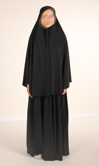 Anisah Hip Khimar Black