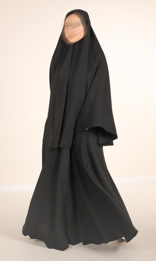 Anisah Hip Khimar Black