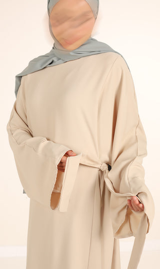 Medini Seiden-2-teiliges Set – Creme