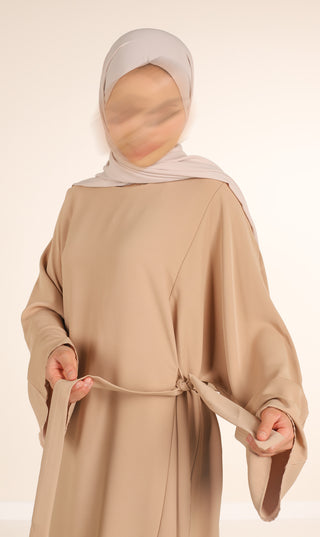 Medini Silk 2-delt sæt - Latte