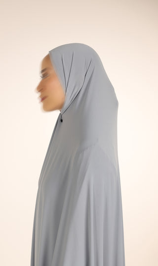 Jersey Premium KNEE Khimar - Grau Blau