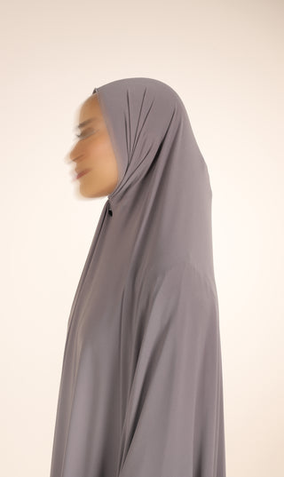 Jersey Premium KNEE Khimar - Hellgrau