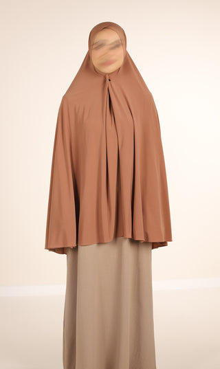 Jersey Premium HIP Khimar - Toffee
