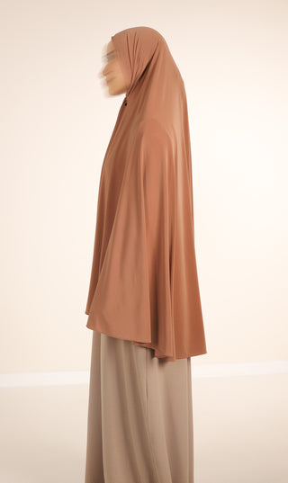 Jersey Premium HIP Khimar - Toffee