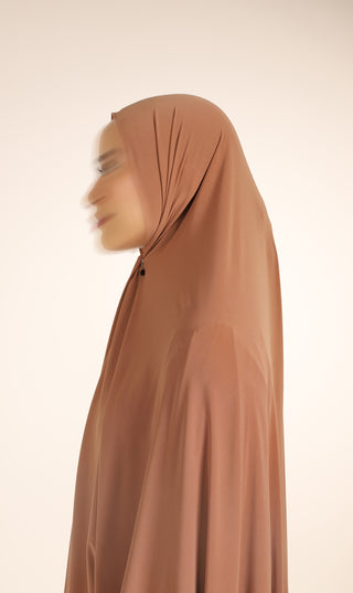 Jersey Premium HIP Khimar - Toffee