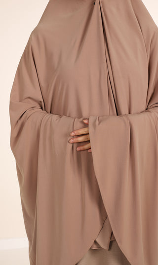 Jersey Premium HIP Khimar – Latte