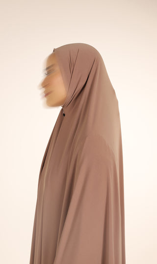 Jersey Premium HIP Khimar - Desert Taupe