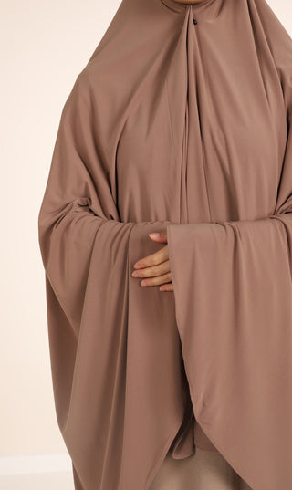 Jersey Premium HIP Khimar - Desert Taupe