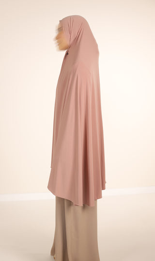 Jersey Premium HIP Khimar - Velvet Rose