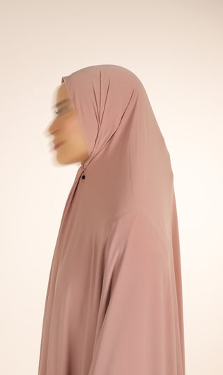 Jersey Premium HIP Khimar - Velvet Rose