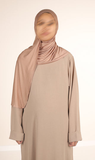 Viskose Instant Hijaab FNR - Latte