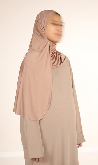 Viskose Instant Hijaab FNR - Latte