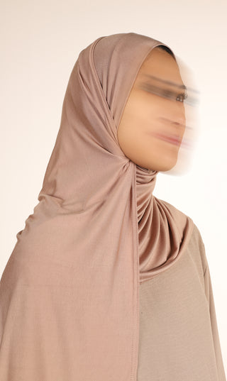 Viskose Instant Hijaab FNR - Latte
