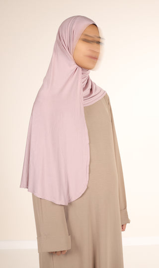 Viscose Instant Hijaab FNR - Pastel Pink