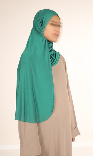 Viskose-Instant-Hijab FNR – Grasgrün