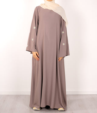 Kimono Abaya Daisy - Grey Taupe