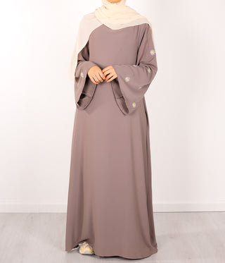 Kimono Abaya Daisy - Grey Taupe