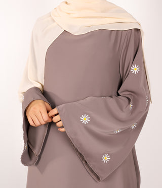 Kimono Abaya Daisy - Grey Taupe