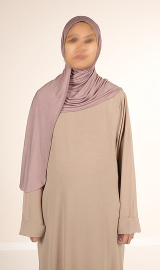 Viscose Instant Hijaab FNR - Cool Taupe